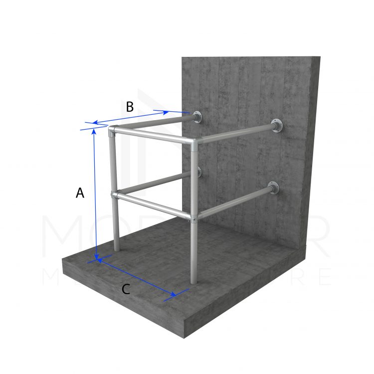 Column Protection 3 Sides Wall Dimensions