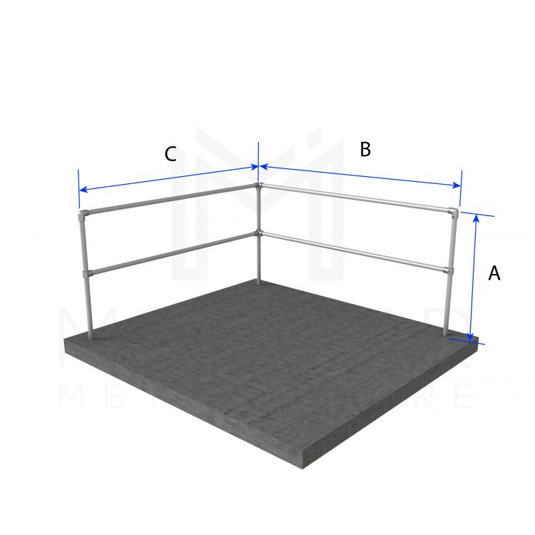 Corner Guardrail Dimensions