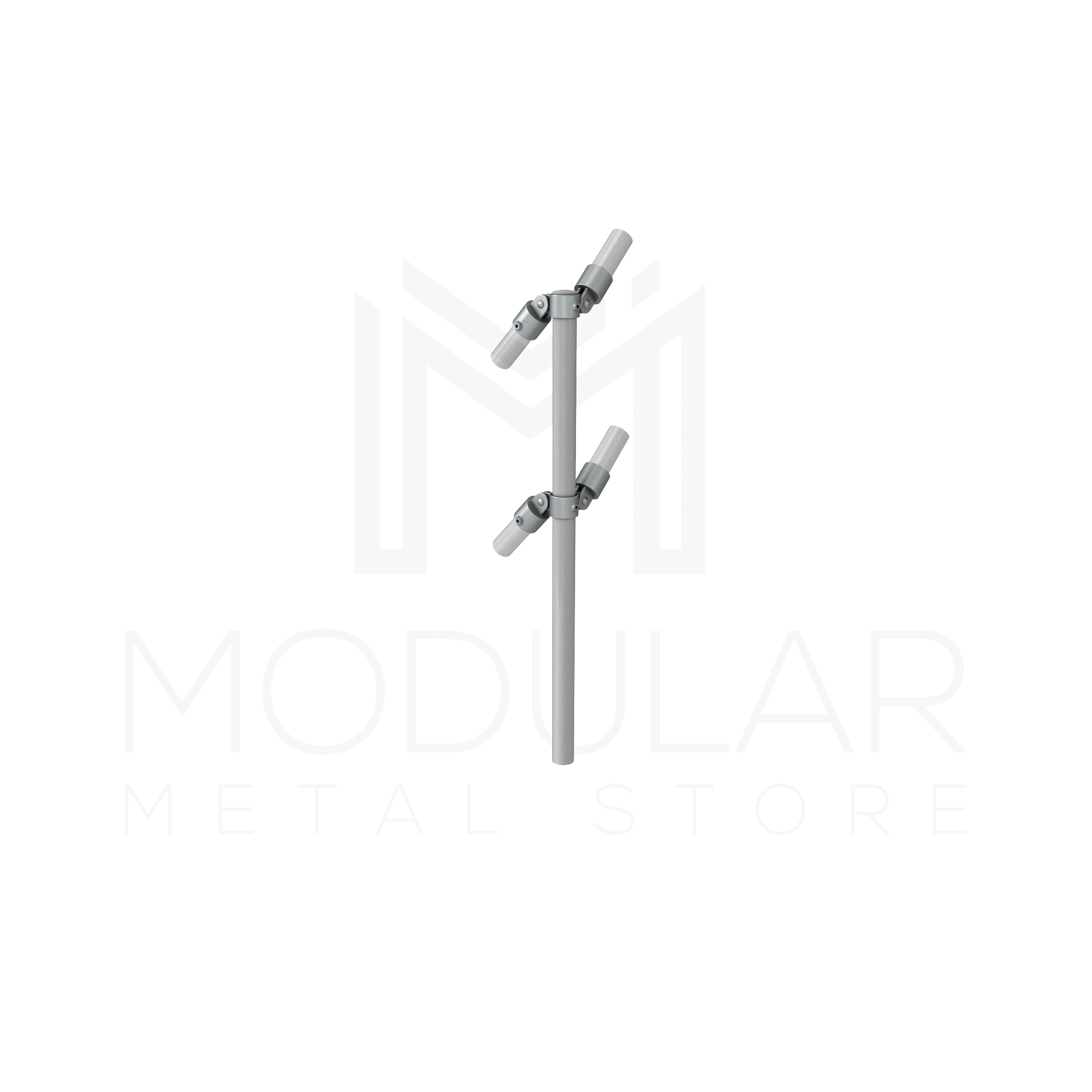 Regular Pre-Built Posts Double Guardrail